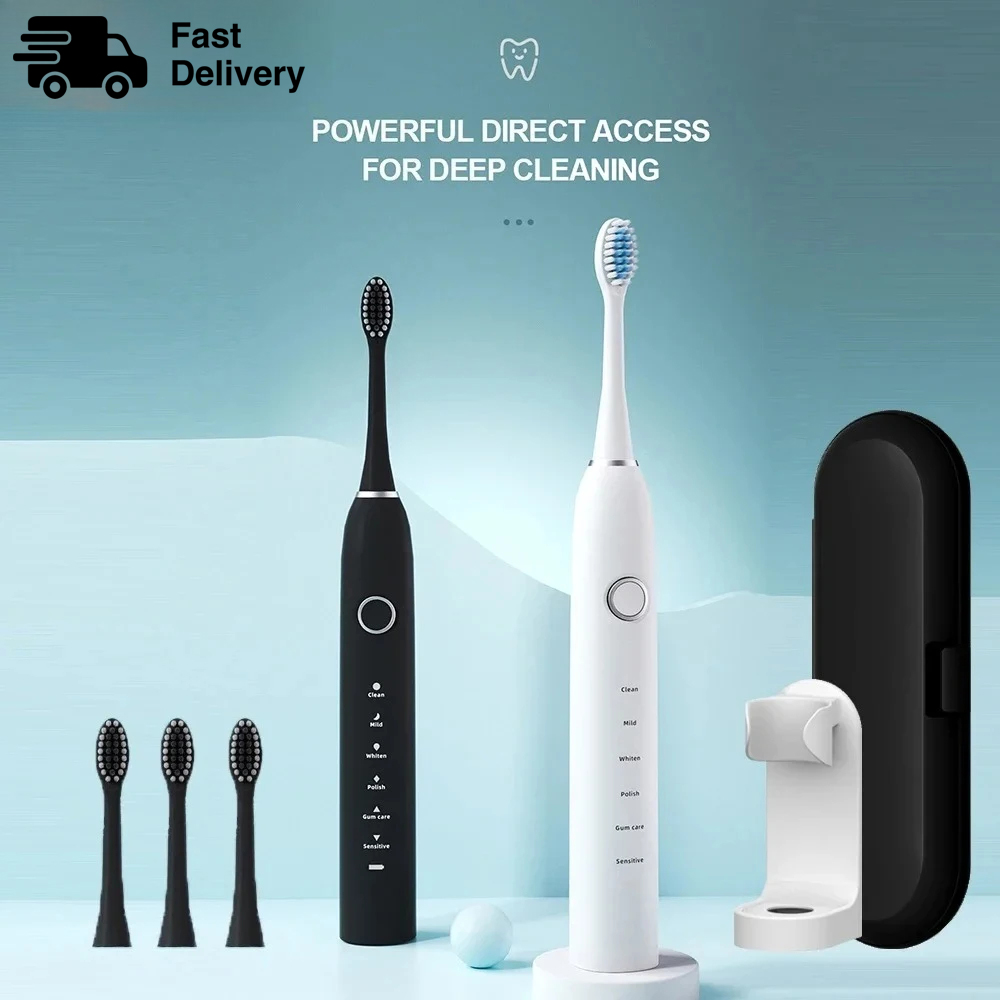Electric Toothbrush Sonic - KLXKLX Sonic Electric Toothbrush IPX7 Rechargeable