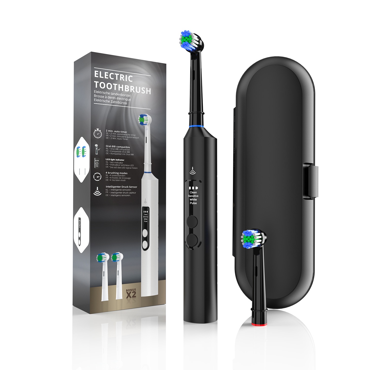 Wireless Rechargeable Fully Au - Electric Toothbrush Sonic ulasan dan harga