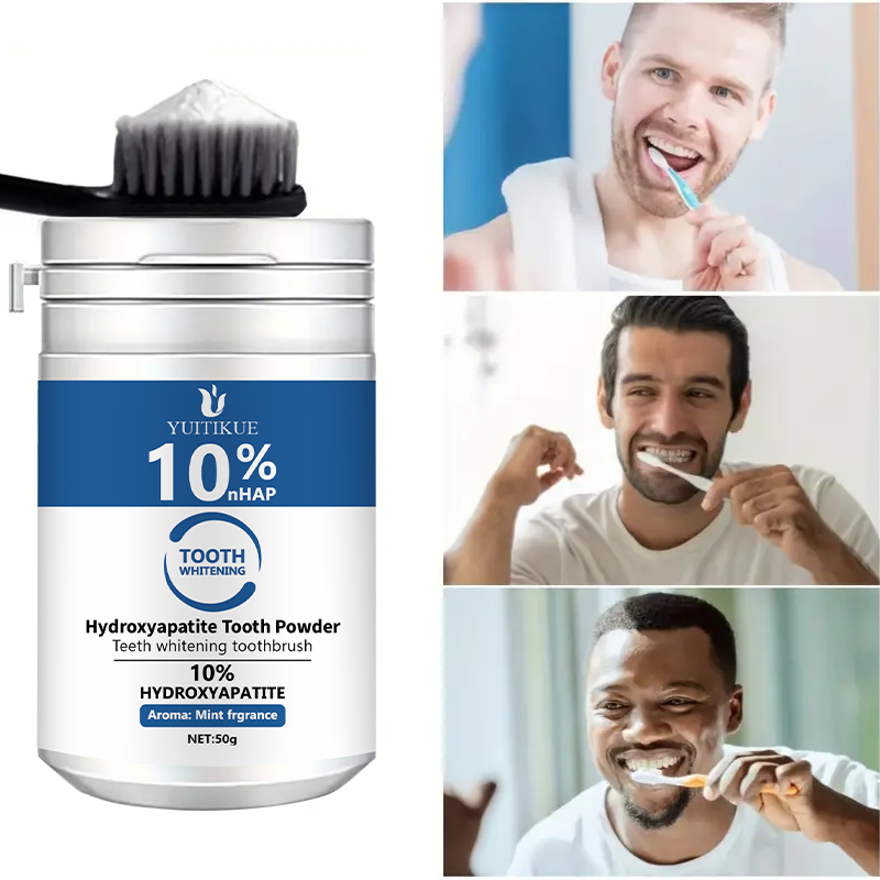 YUTIKUE 10% nHAP Tooth Powder  - Teeth Whitening Lab ulasan dan harga