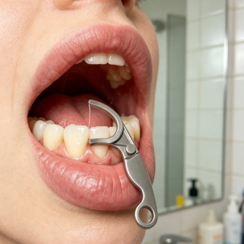 1 Pc Stainless Steel Toothpick - Dental Floss Picks ulasan dan harga