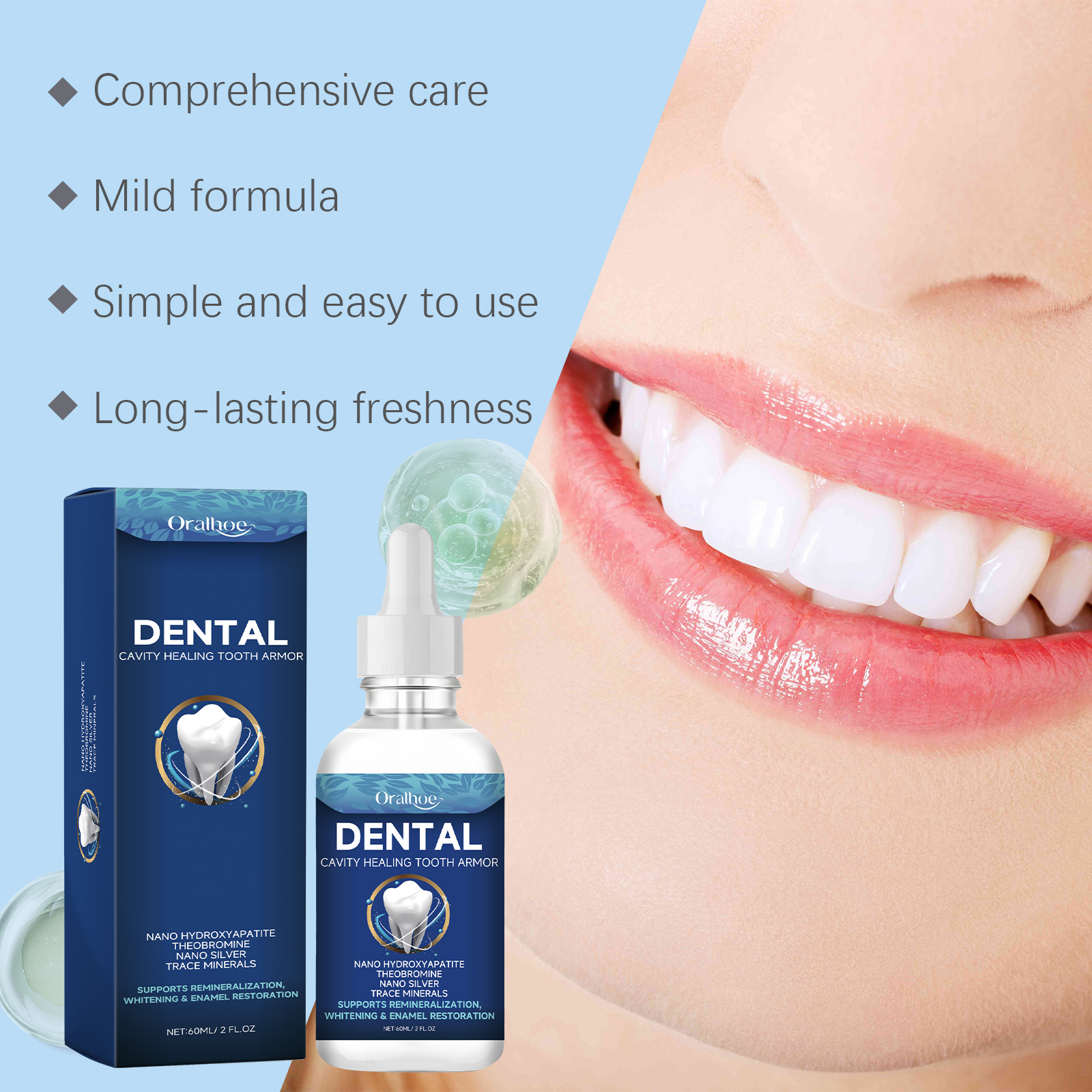 Oralhoe Teeth Brighten Serum L - Teeth Whitening Serum ulasan dan harga