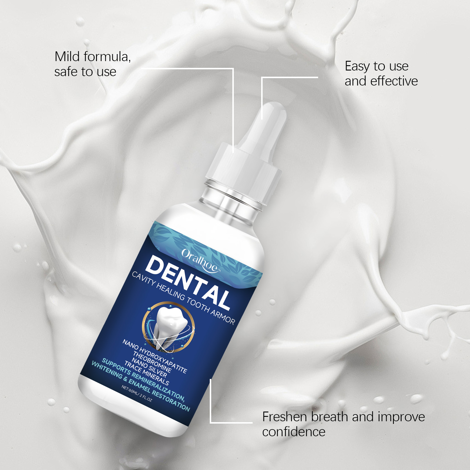 Oralhoe Teeth Brighten Serum L - Teeth Whitening Serum ulasan dan harga
