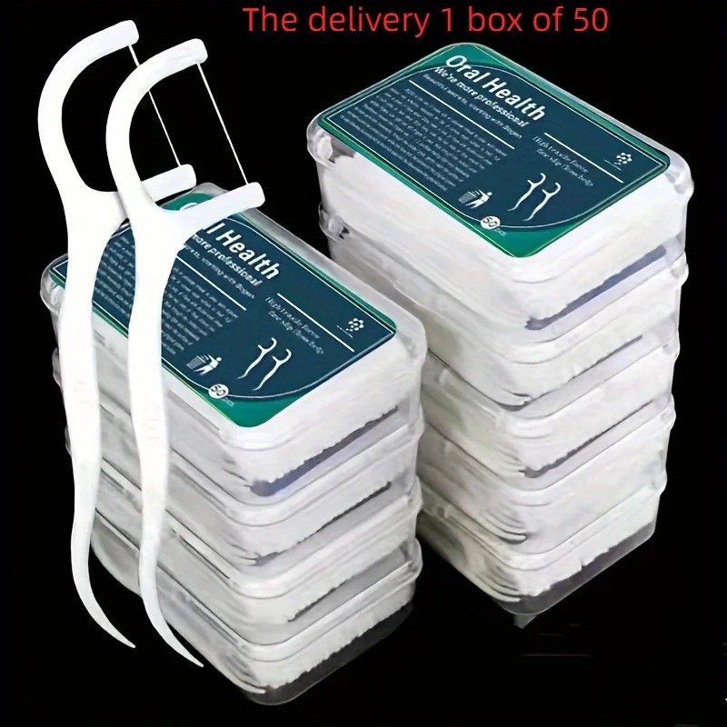 50pcs Dental Floss, Deep Clean - Dental Floss Picks ulasan dan harga
