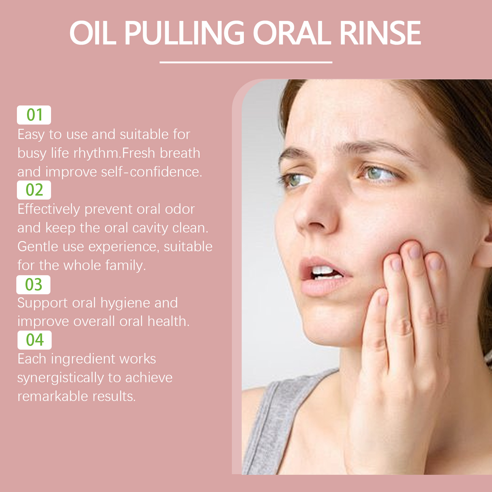 Coconut Pulling Oil Mouthwash  - Teeth Whitening With Coconut Oil ulasan dan harga