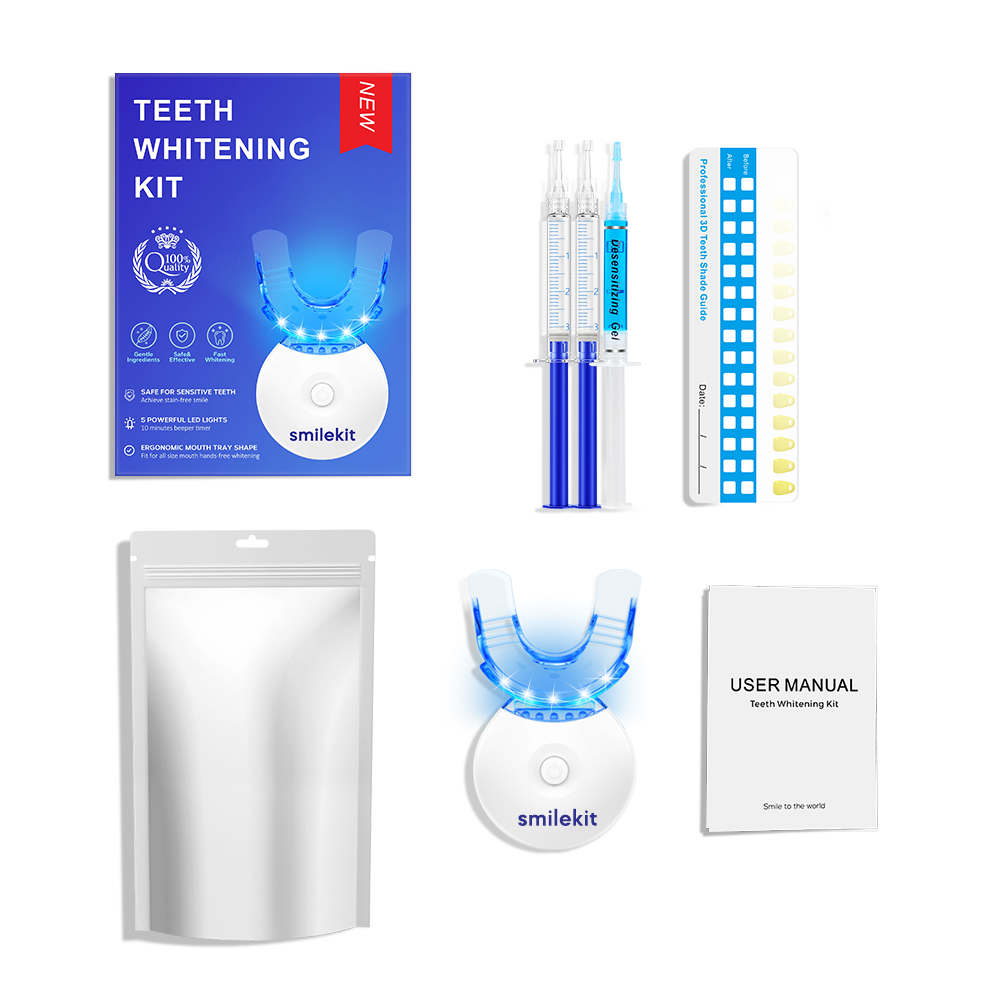 Teeth Whitening Kit - 5X LED L - Teeth Whitening Paste ulasan dan harga