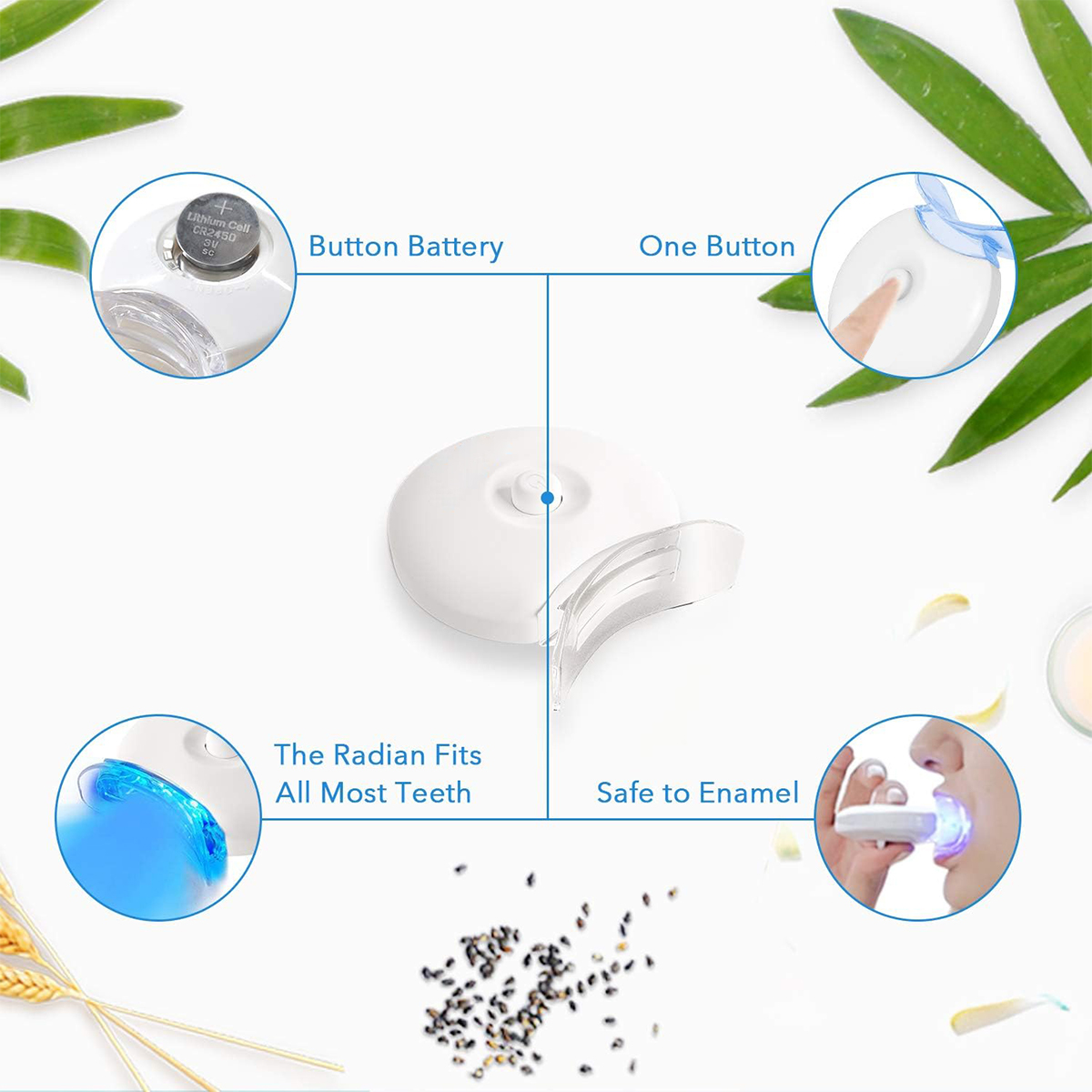 Teeth Whitening Kit - 5X LED L - Teeth Whitening Paste ulasan dan harga