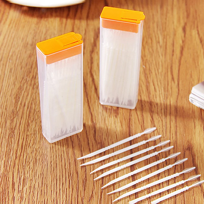 50Pcs/Box Oral Care Disposable - Dental Floss Picks ulasan dan harga