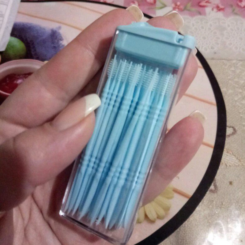 50Pcs/Box Oral Care Disposable - Dental Floss Picks ulasan dan harga