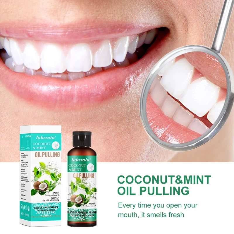 60/100/200/250ml Coconut Mint  - Teeth Whitening With Coconut Oil ulasan dan harga