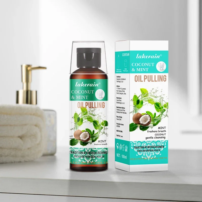 60/100/200/250ml Coconut Mint  - Teeth Whitening With Coconut Oil ulasan dan harga