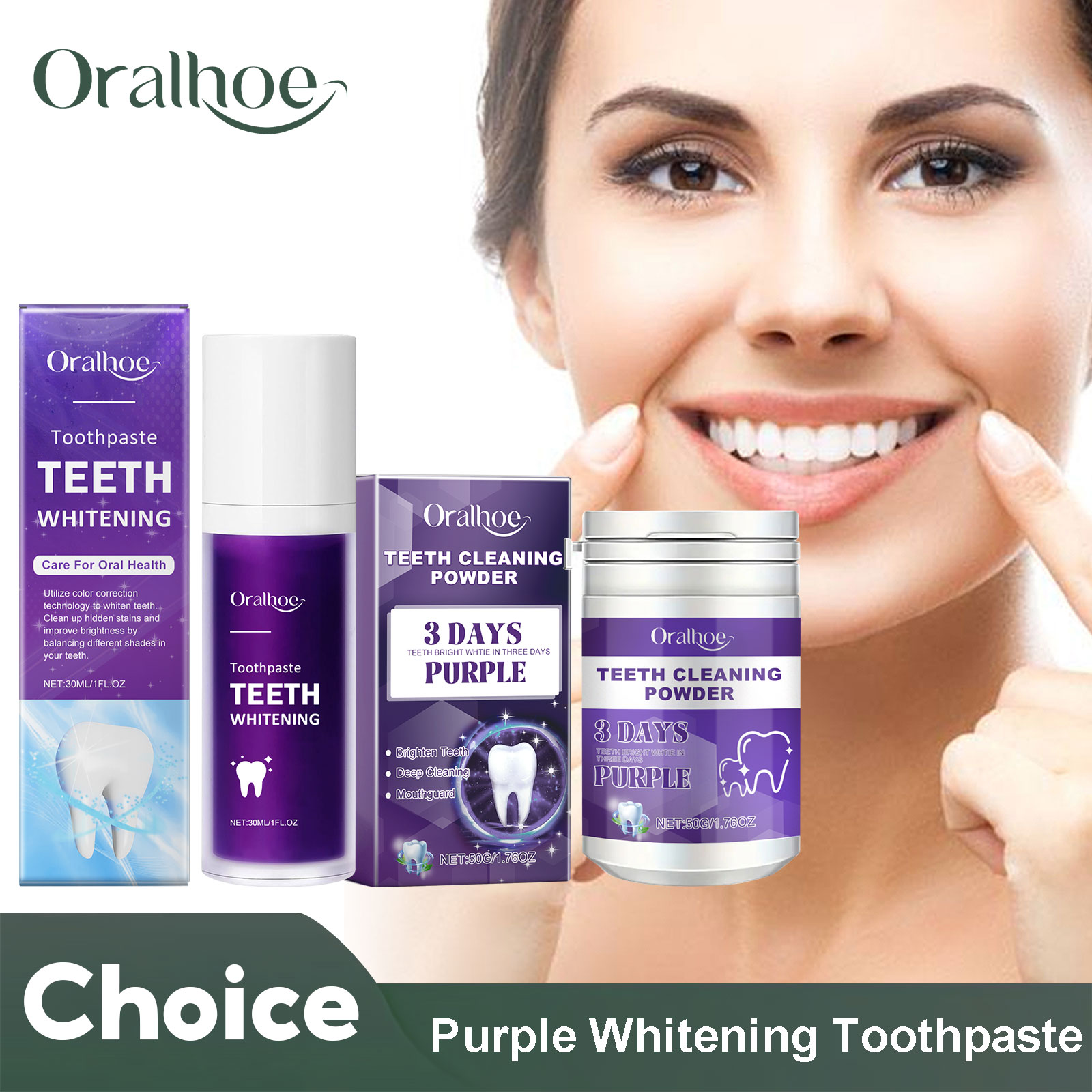 Purple Corrector Teeth Whiteni - Teeth Whitening Lab ulasan dan harga