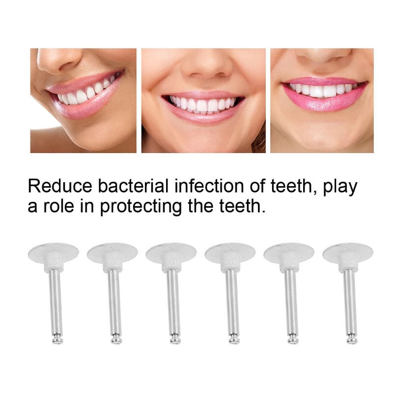 6Pcs Tooth Polishing Head Set  - Teeth Whitening Lab ulasan dan harga