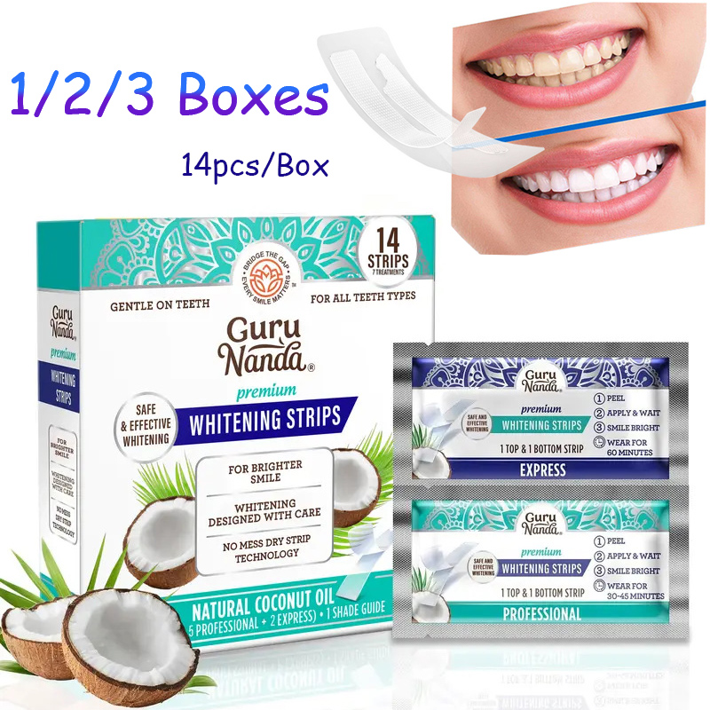 14pcs/box Coconut Oil Teeth Wh - Teeth Whitening With Coconut Oil ulasan dan harga