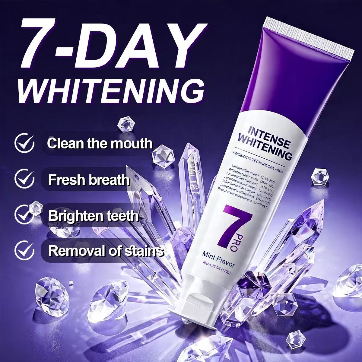 7-Pro Probiotic Whitening Toot - Teeth Whitening That Works ulasan dan harga