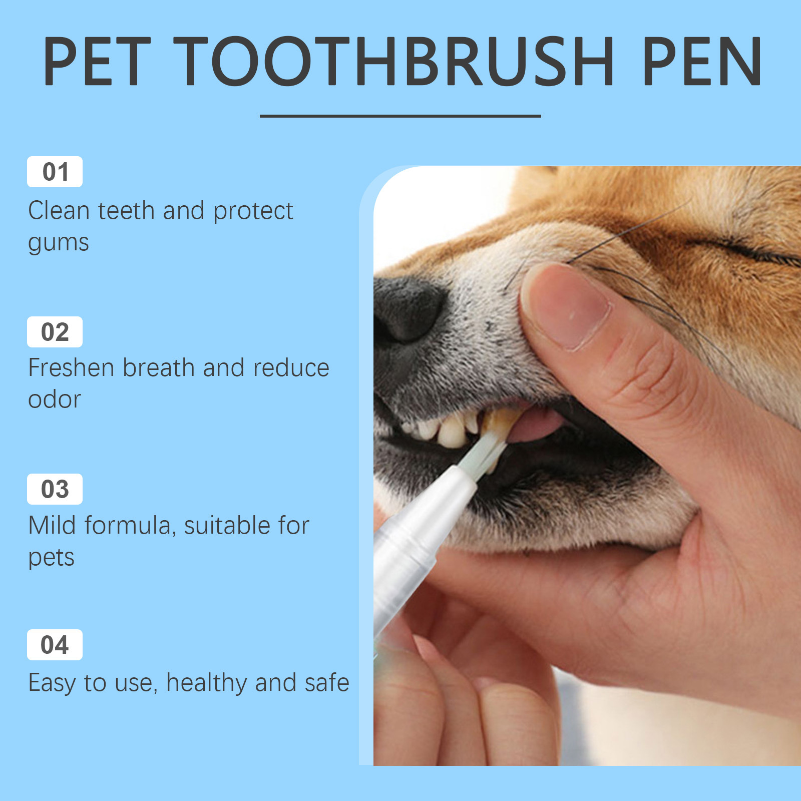 Oral Cleaning Gel Pen For Dogs - Teeth Whitening Paste ulasan dan harga