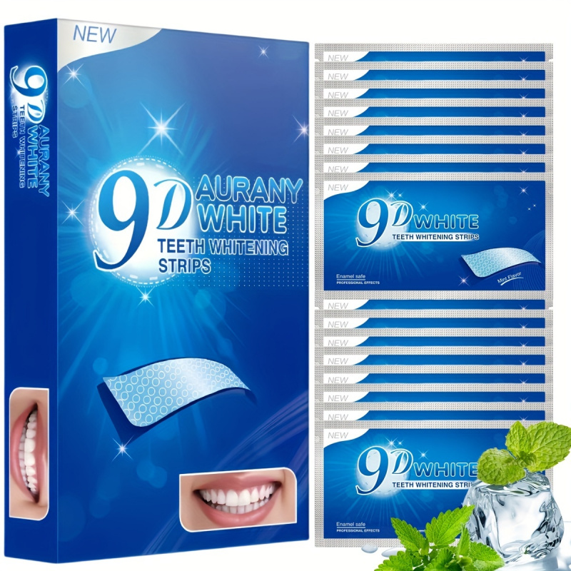 21 Pairs of 9D Aurany White Te - Teeth Whitening With Hydrogen Peroxide ulasan dan harga