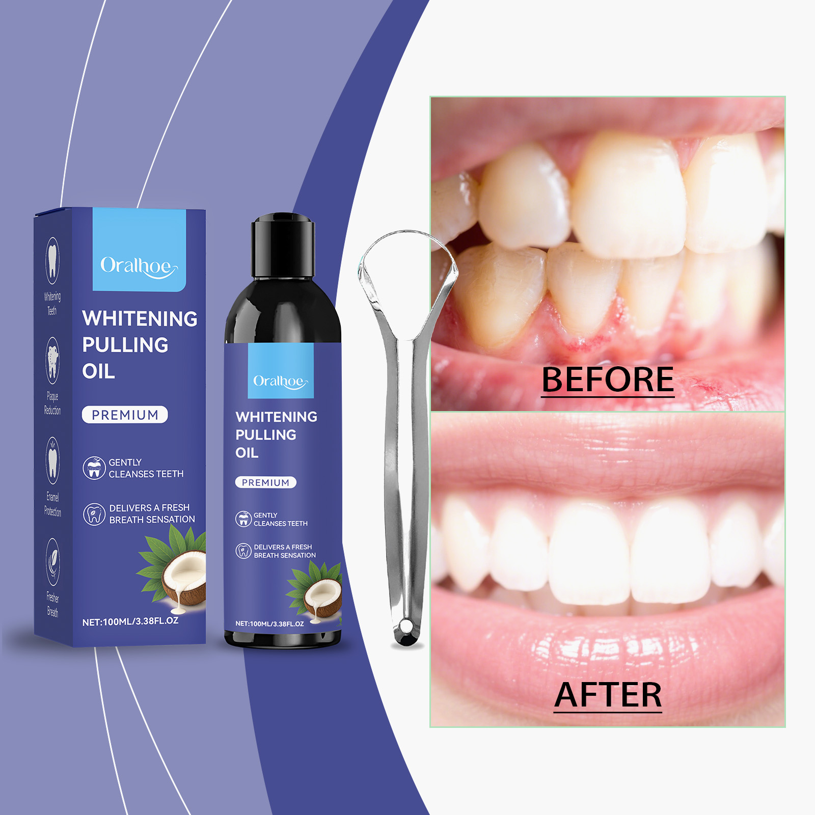 Peppermint Coconut Oil Pulling - Teeth Whitening With Coconut Oil ulasan dan harga