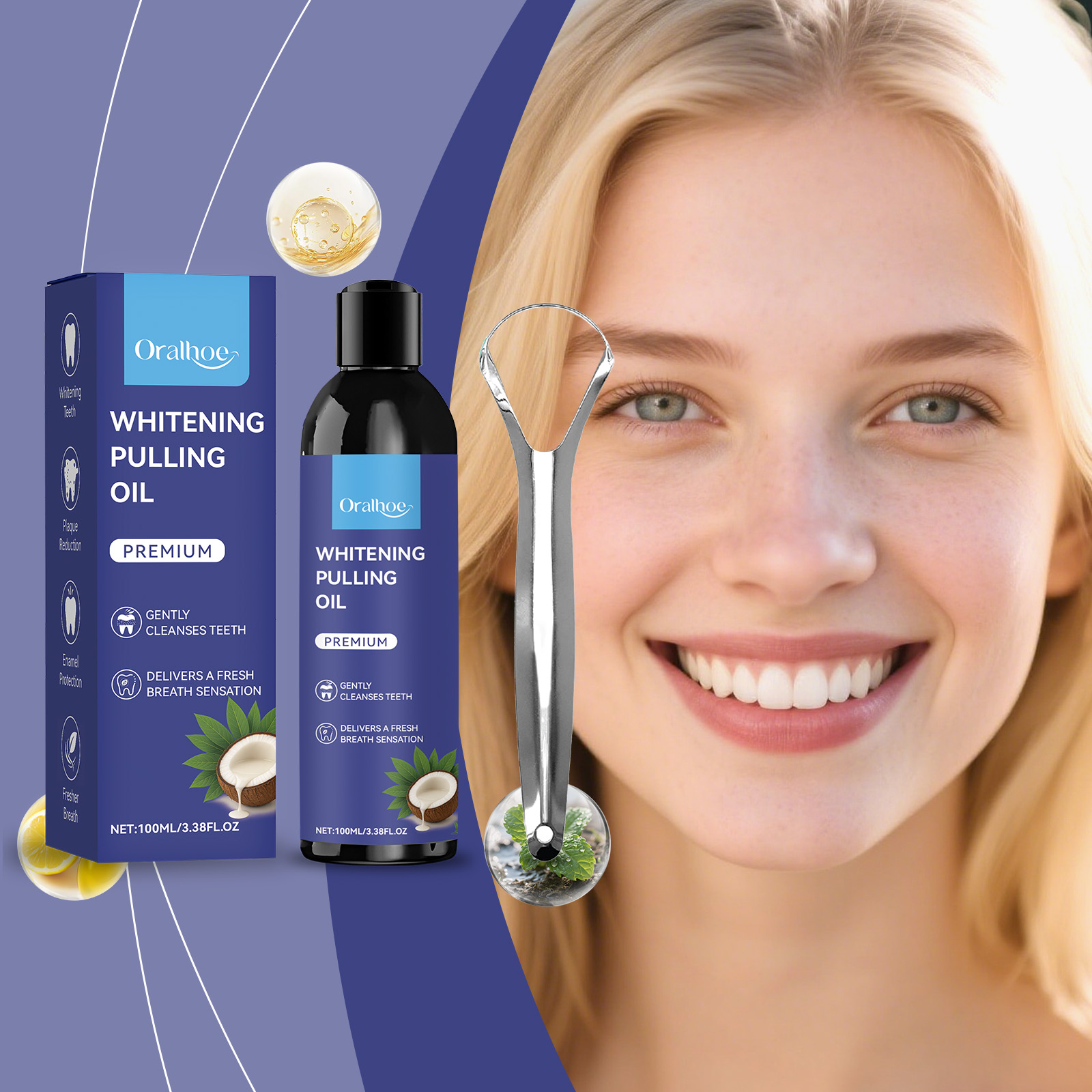 Peppermint Coconut Oil Pulling - Teeth Whitening With Coconut Oil ulasan dan harga