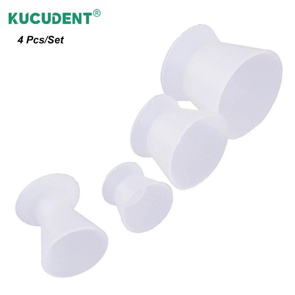 4Pcs/Set Dental Silicone Cup F - Teeth Whitening Lab ulasan dan harga