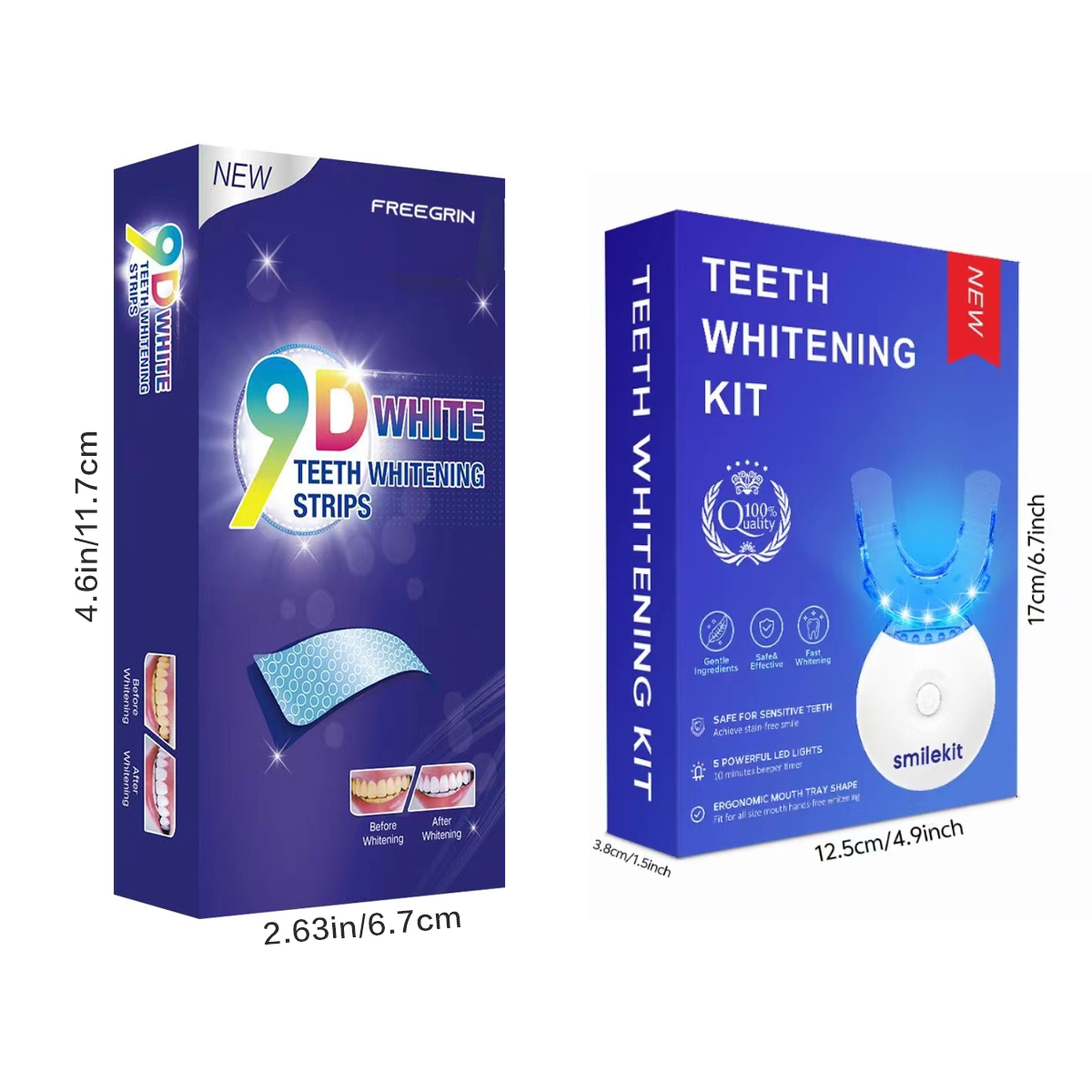 Teeth Whitening Kit - 5X LED L - Teeth Whitening Paste ulasan dan harga