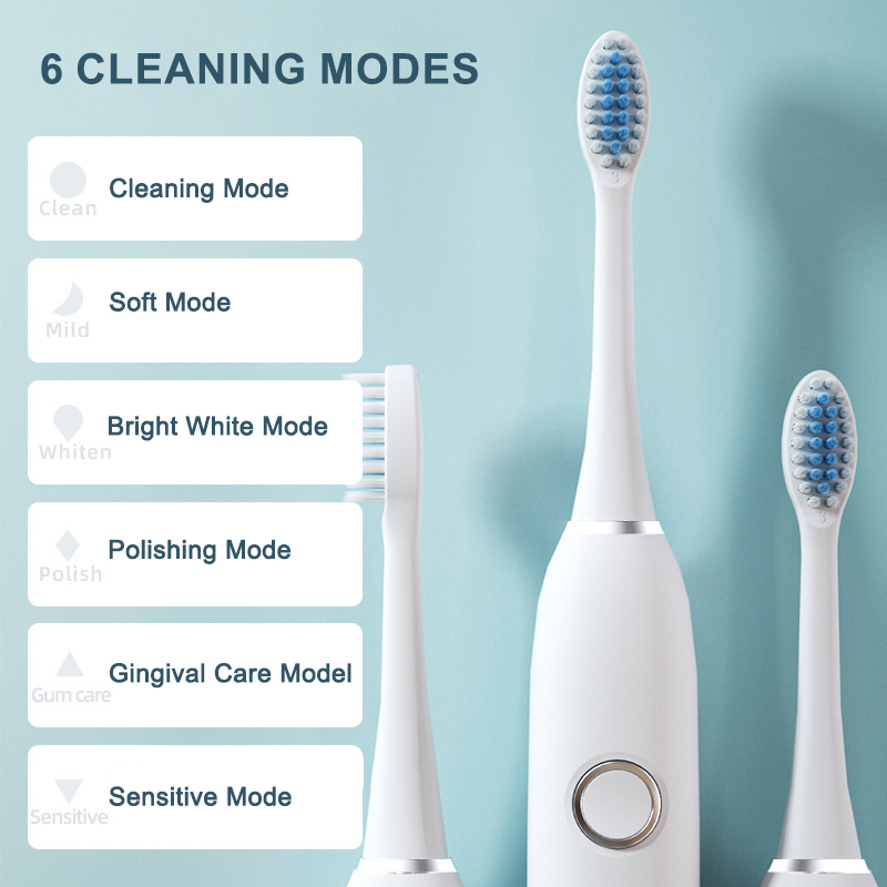 6 Modes Electric Sonic Toothbr - Electric Toothbrush Sonic ulasan dan harga
