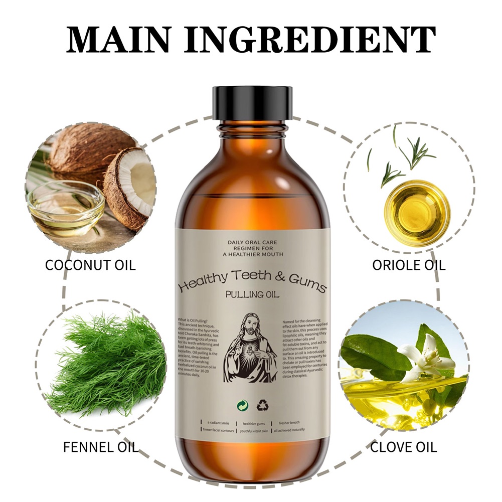 Coconuts Pulling Oil Mouthwash - Teeth Whitening With Coconut Oil ulasan dan harga