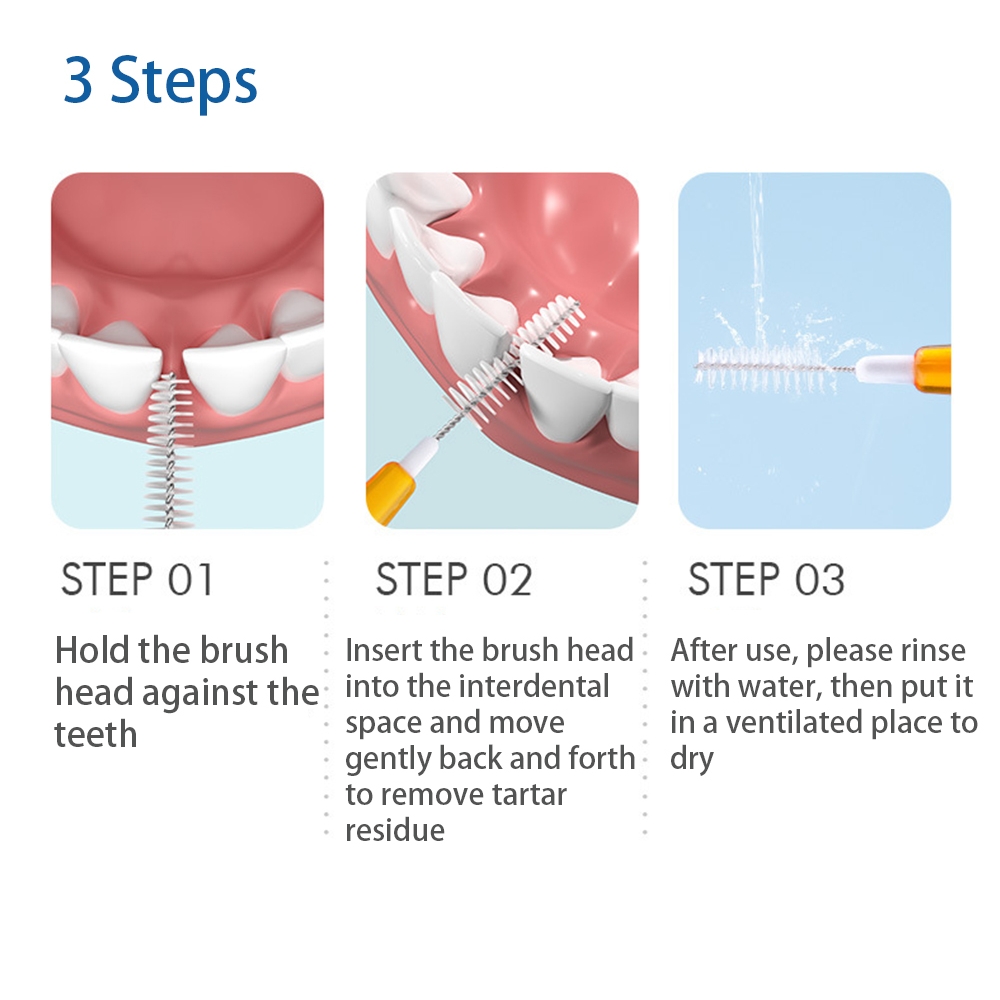 60pcs/box Interdental Brushes  - Dental Floss Picks ulasan dan harga