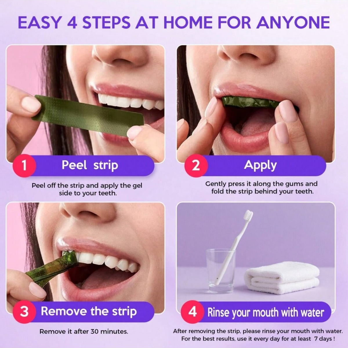 Deluxe Whitening Teeth Sticker - Teeth Whitening With Hydrogen Peroxide ulasan dan harga