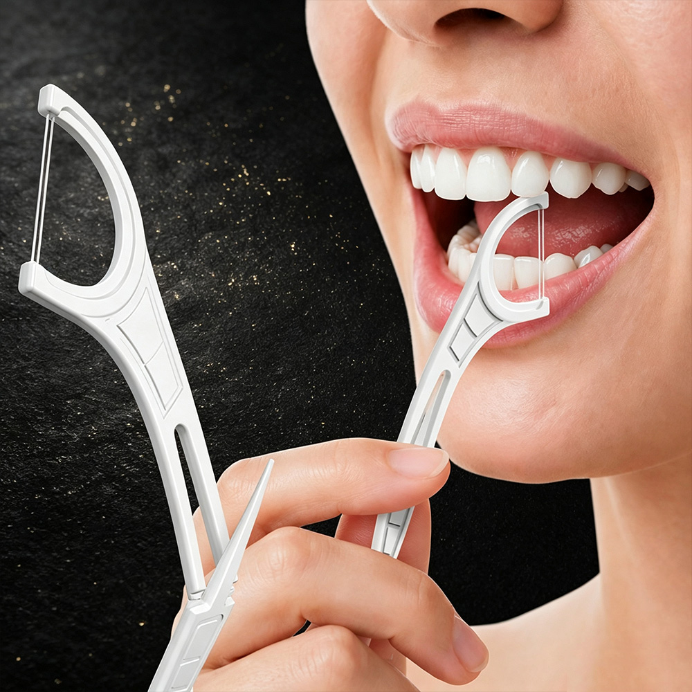 Portable Double Dental Floss P - Dental Floss Picks ulasan dan harga