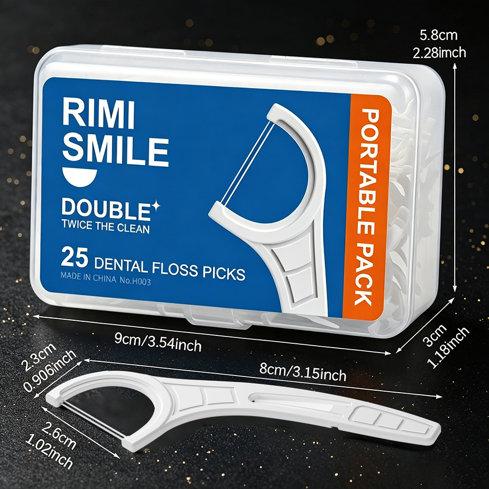 Portable Double Dental Floss P - Dental Floss Picks ulasan dan harga