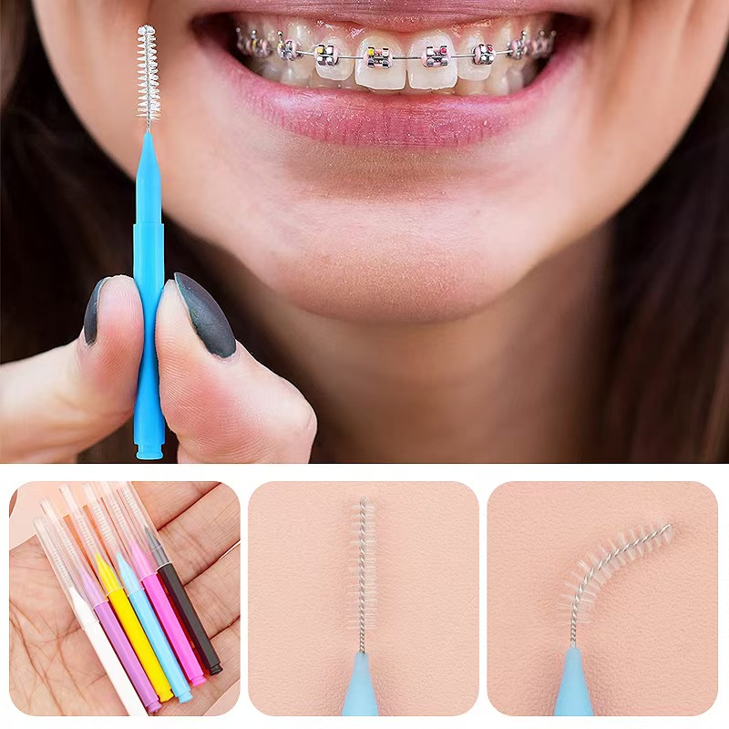 20pcs/pack Interdental Cleanin - Dental Floss Picks ulasan dan harga