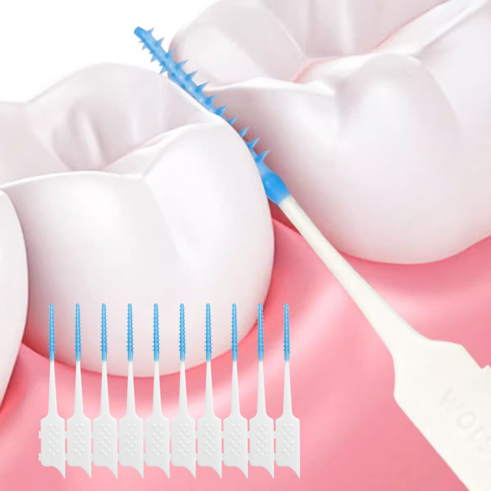 3 Box Soft Silicone Interdenta - Dental Floss Picks ulasan dan harga