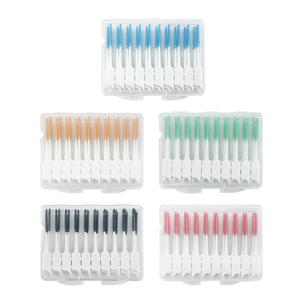 3 Box Soft Silicone Interdenta - Dental Floss Picks ulasan dan harga