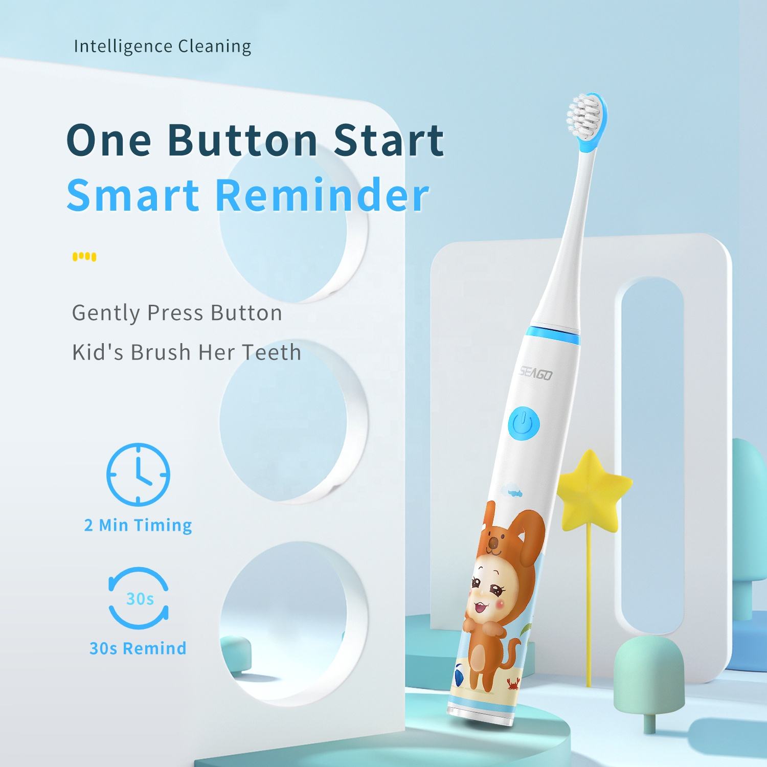 Seago SG-567 Kids Electric Too - Electric Toothbrush Sonic ulasan dan harga