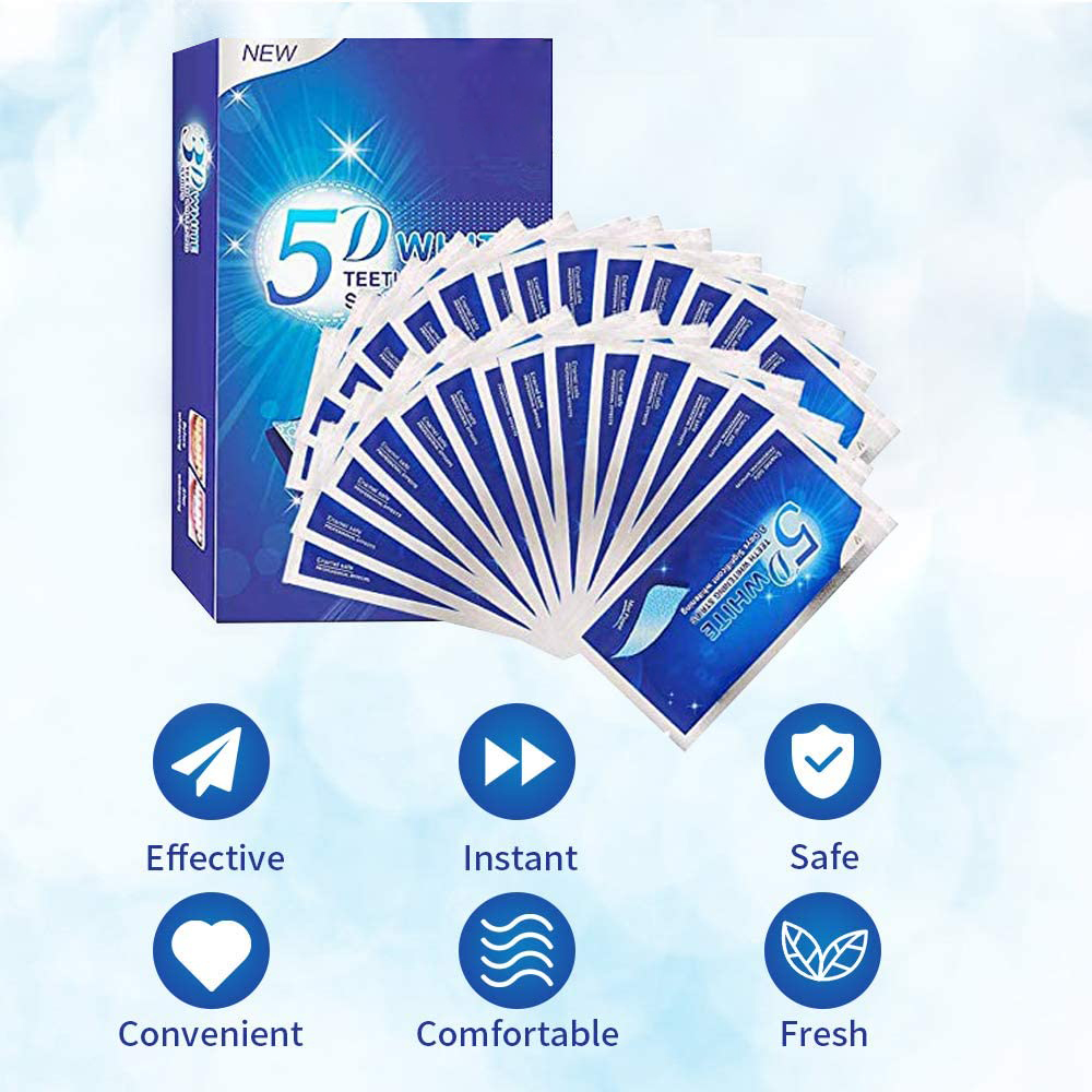 5D White Teeth Whitening Strip - Teeth Whitening Paste ulasan dan harga