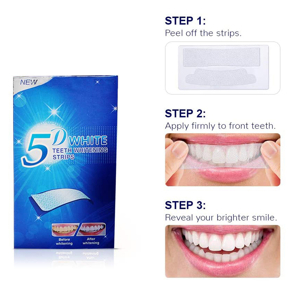 5D White Teeth Whitening Strip - Teeth Whitening Paste ulasan dan harga